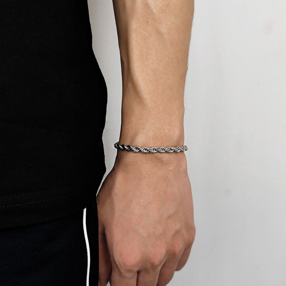 George – Twist-Kette aus Stahl