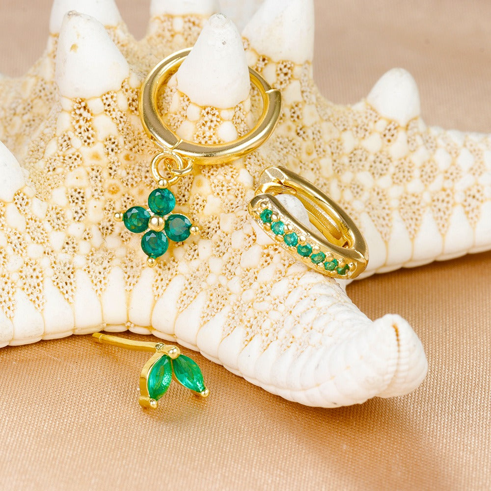 Olivia – Set aus geometrischen Ohrringen