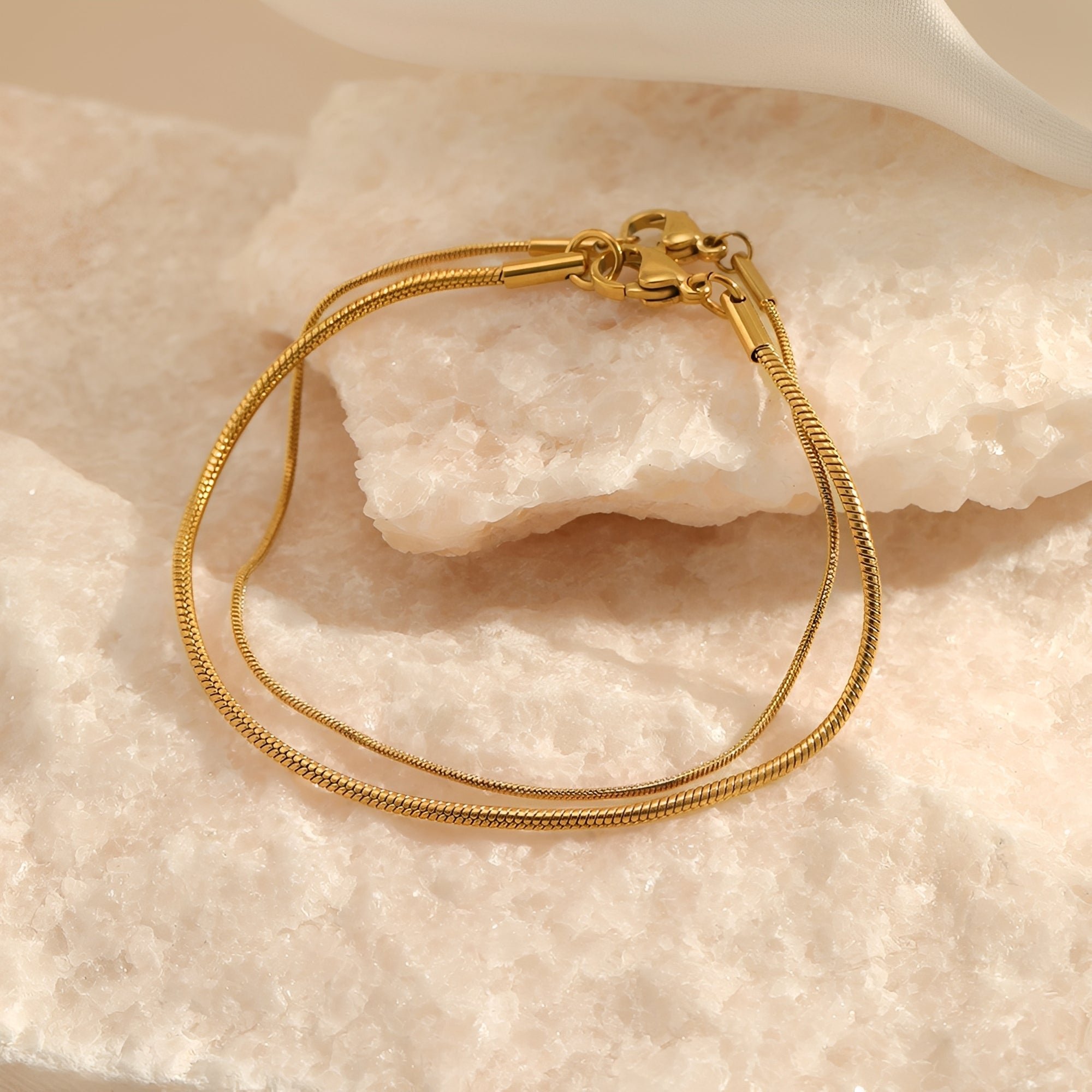 Pia – Elegantes Schlangenkettenarmband