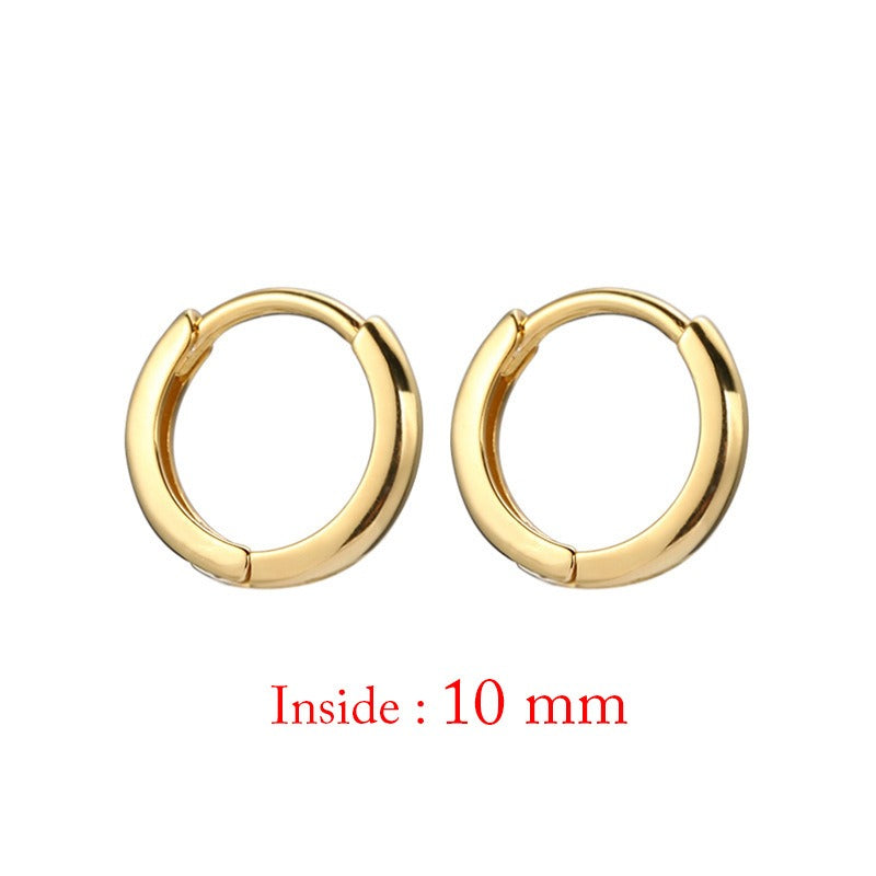 Liora – Mini Mikro Creolen aus Gold