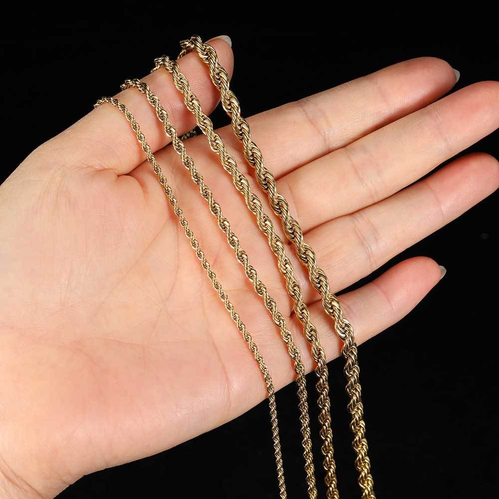 George – Twist-Kette aus Stahl