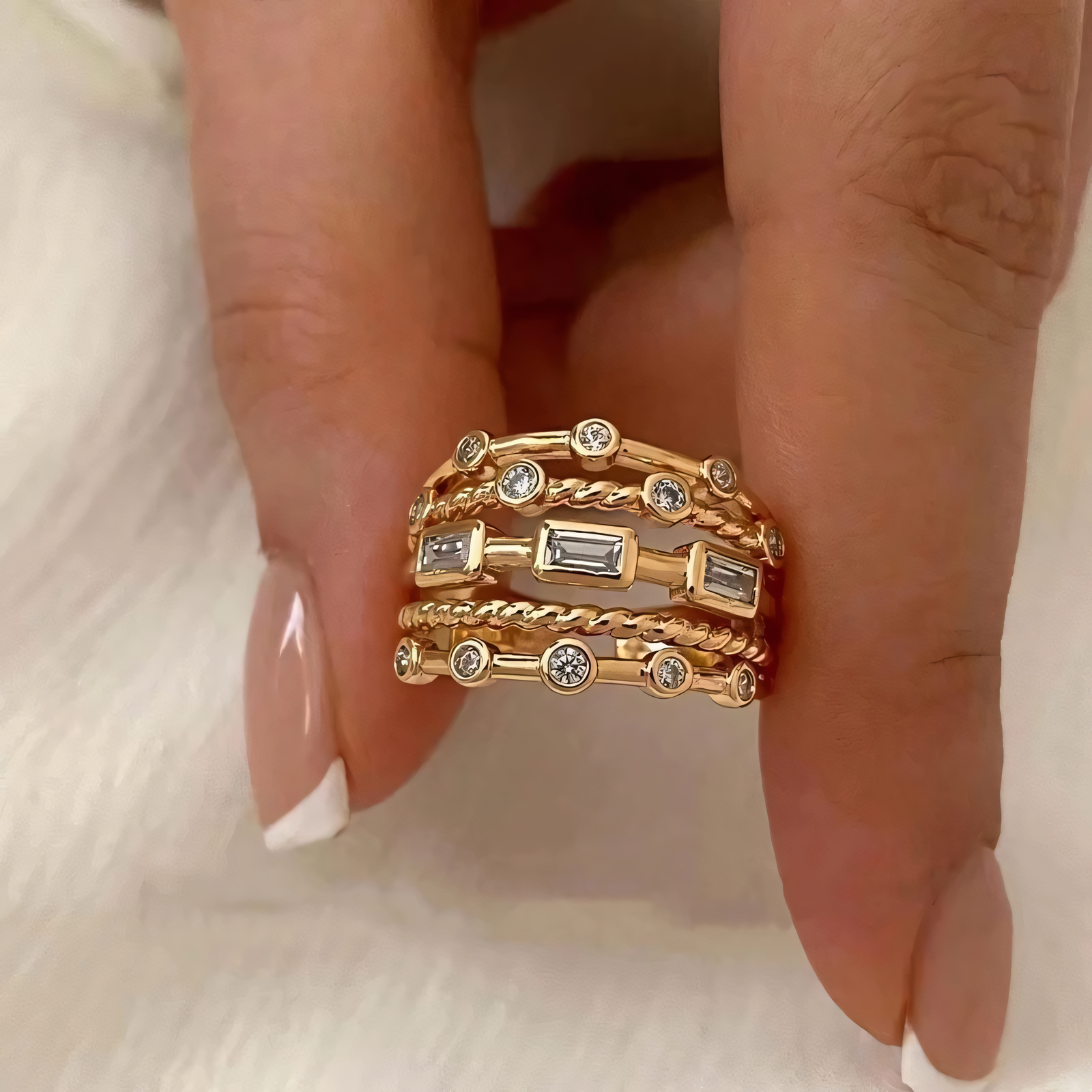 Oriane – Ring Fassung 18K
