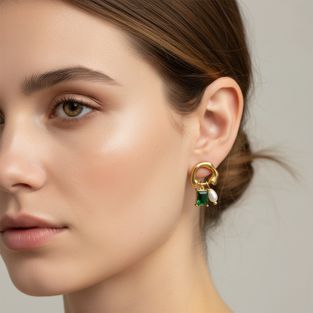 Rafina – Elegante Retro Hängende Ohrringe
