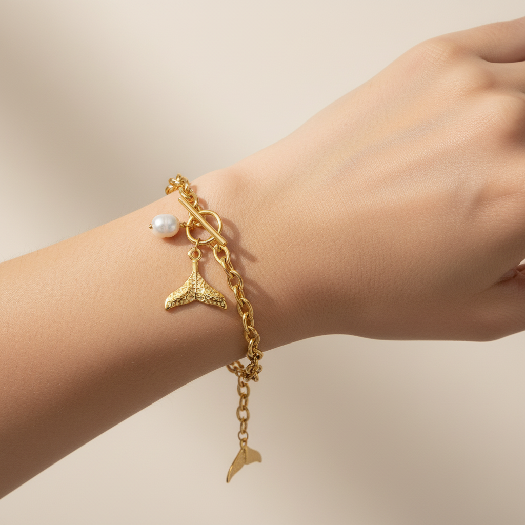 Coralia – Elegantes Muschel-Armband