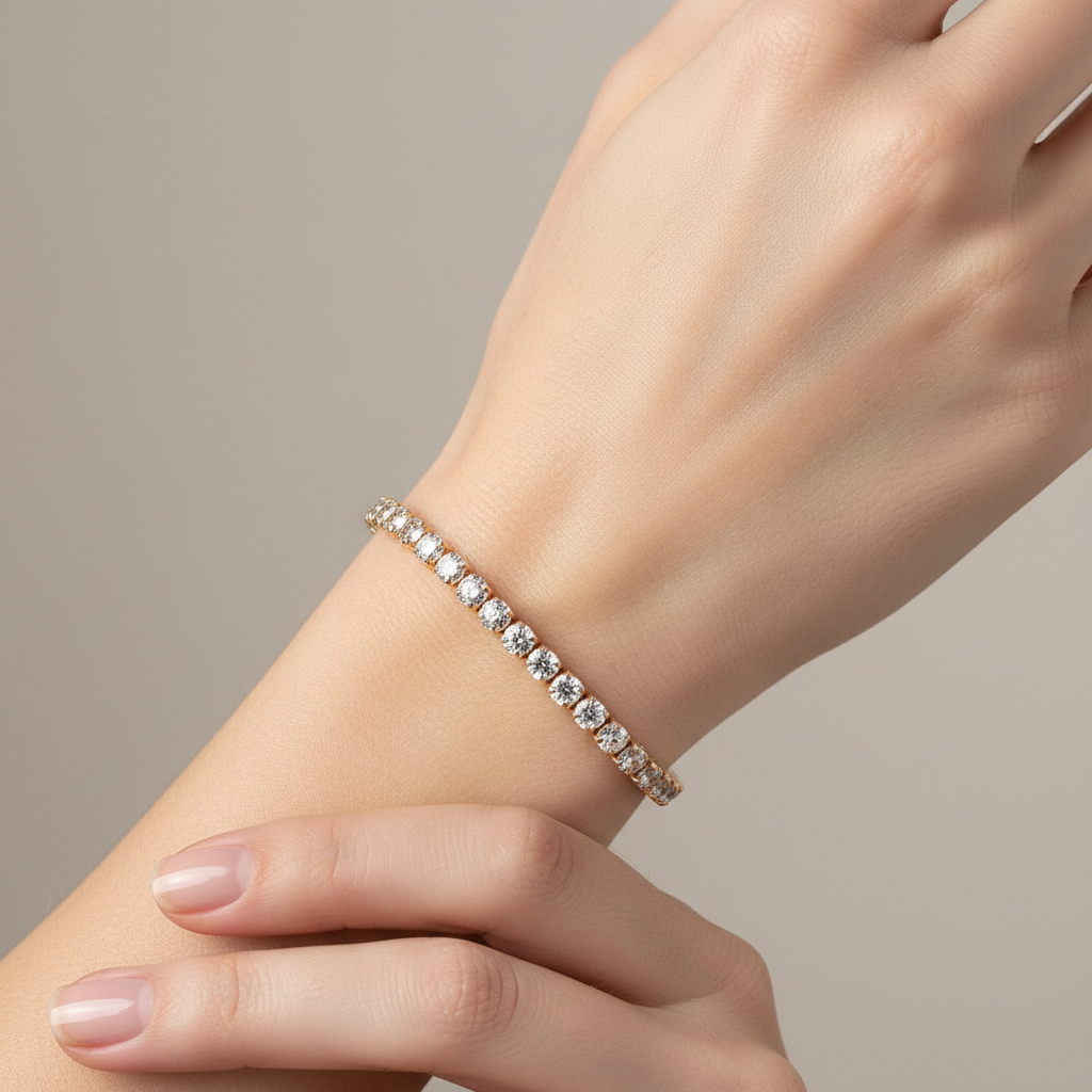 Martina – Tennisarmband mit Zirkonias