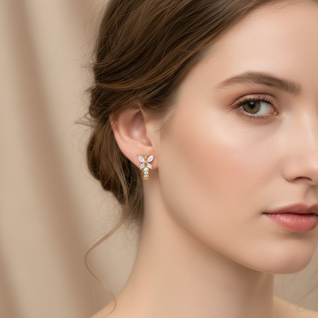 Beatriz – Ohrringe im vintage-pastoralen Stil