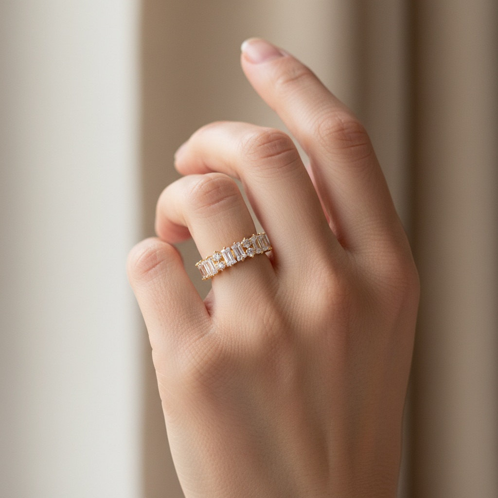 Jada – Personalisierter Ring im kühlen Stil