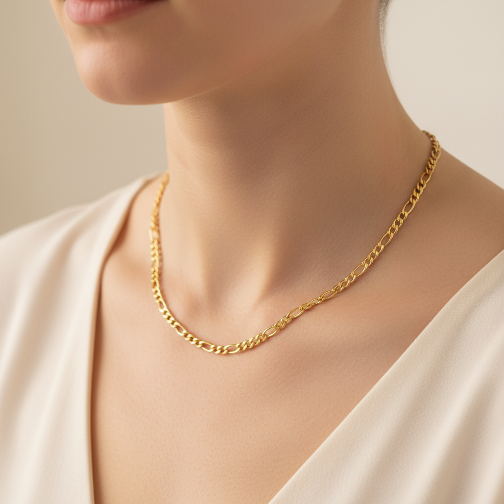 Emma – Elegante Figaro Halskette