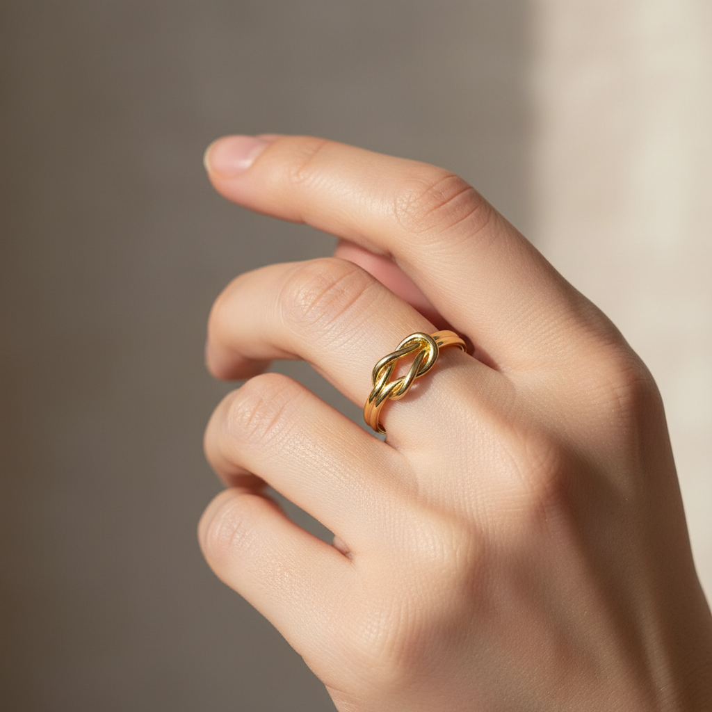Matilda – Ring Kreuz Verflochten