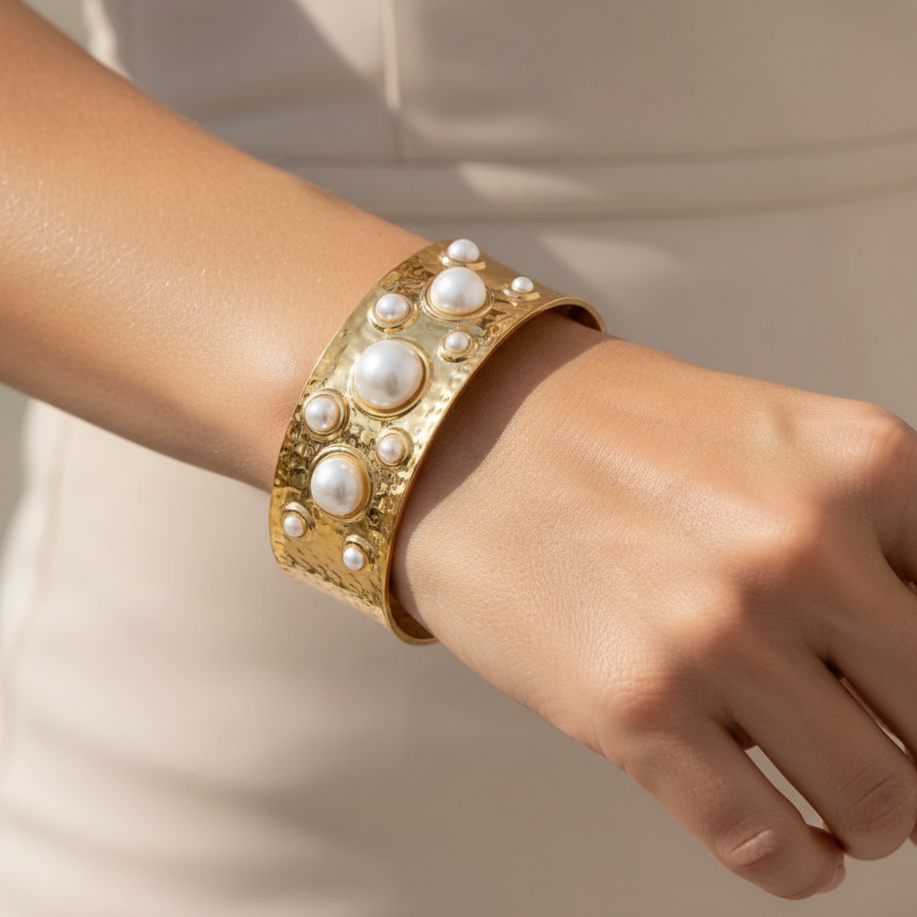 Jisoo – Elegantes Retro Naturstein-Armband