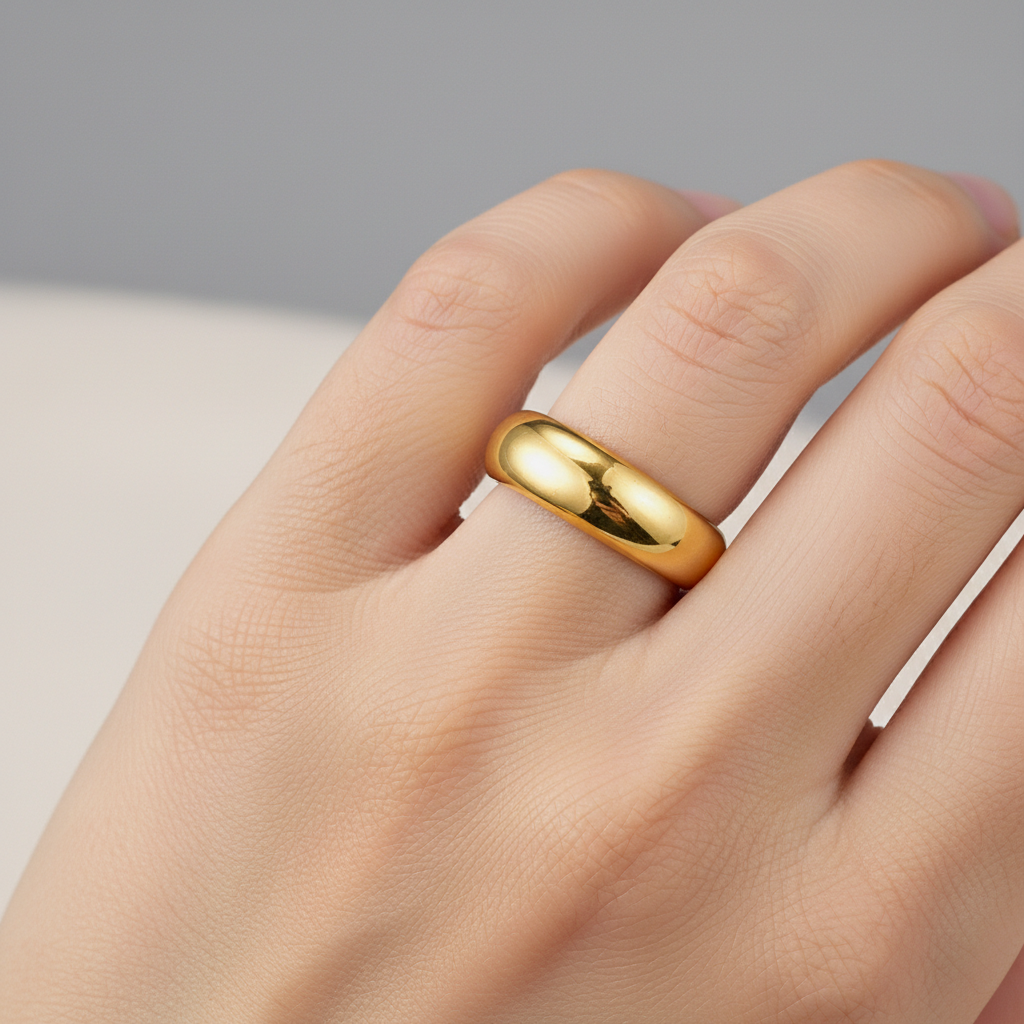 Aurelie – Abgerundeter Zeigefingerring