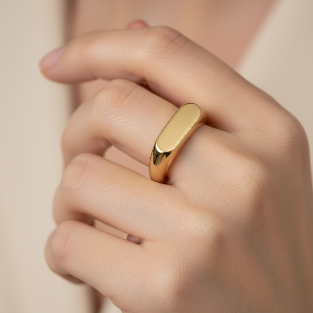 Naori – Minimalistischer Titanstahlring