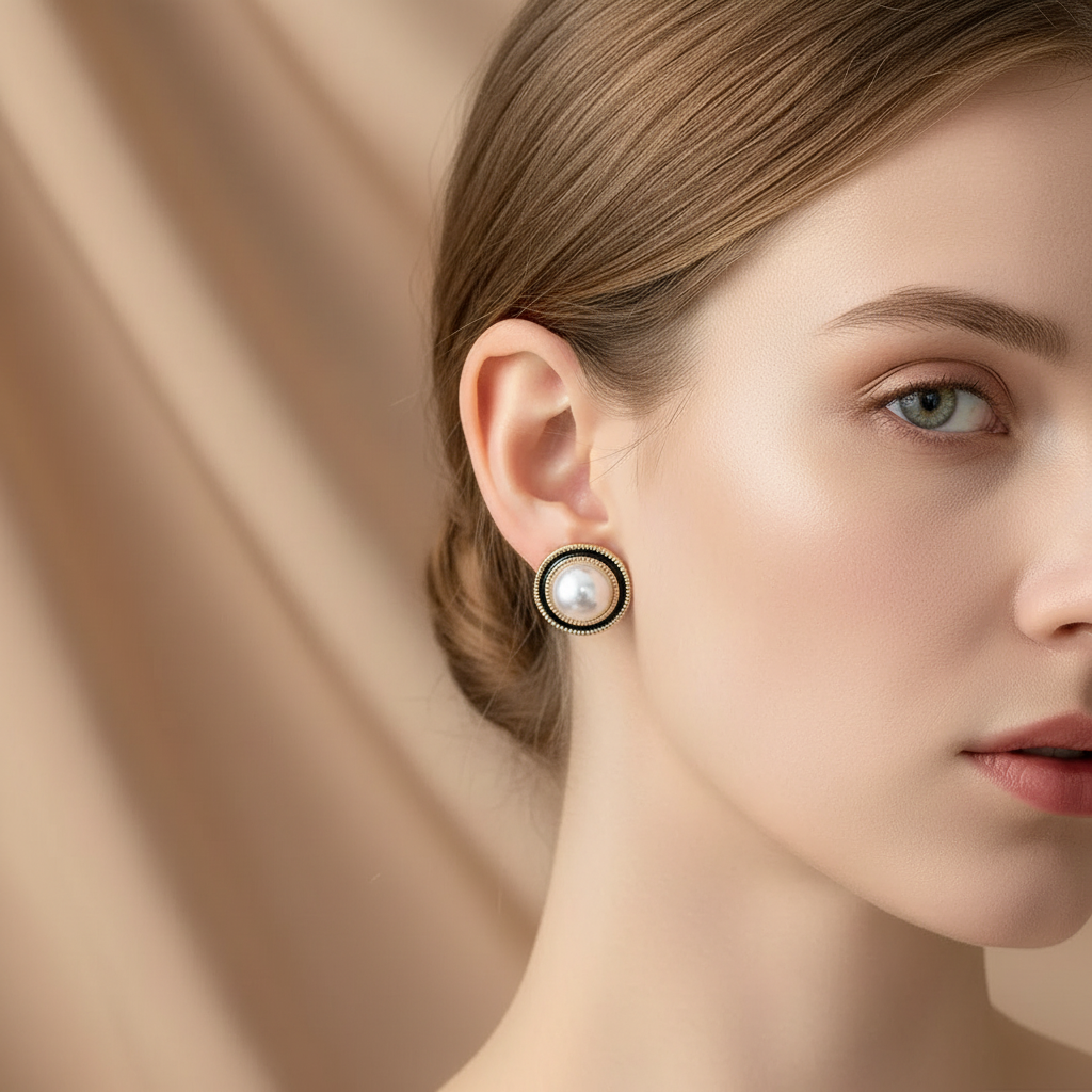Juliette – Einfache Runde Geometrische Ohrringe