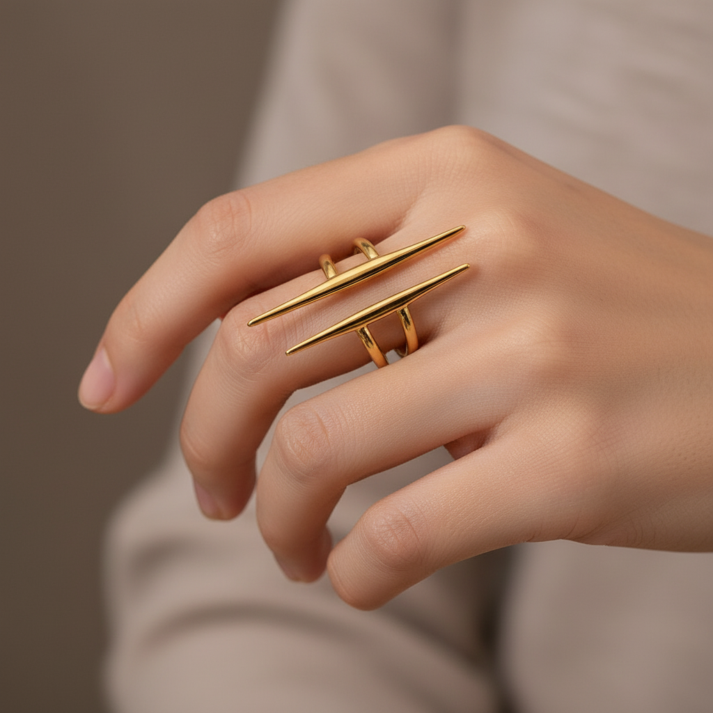 Sabina – Minimalistischer offener Ring
