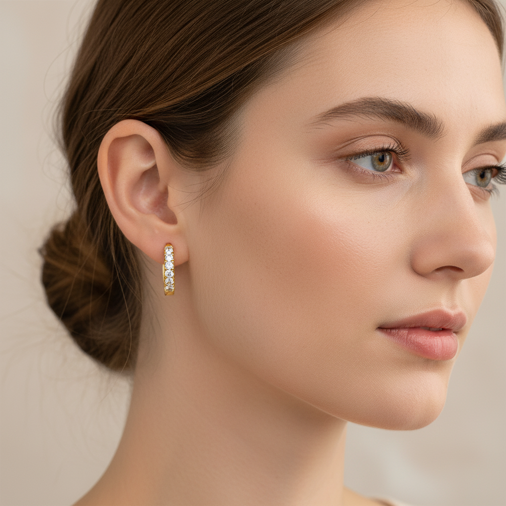 Mila – Elegante Mikro-runde Ohrringe