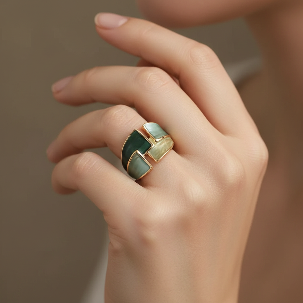 Clara – Kreativer Minimalistischer und Vielseitiger Ring