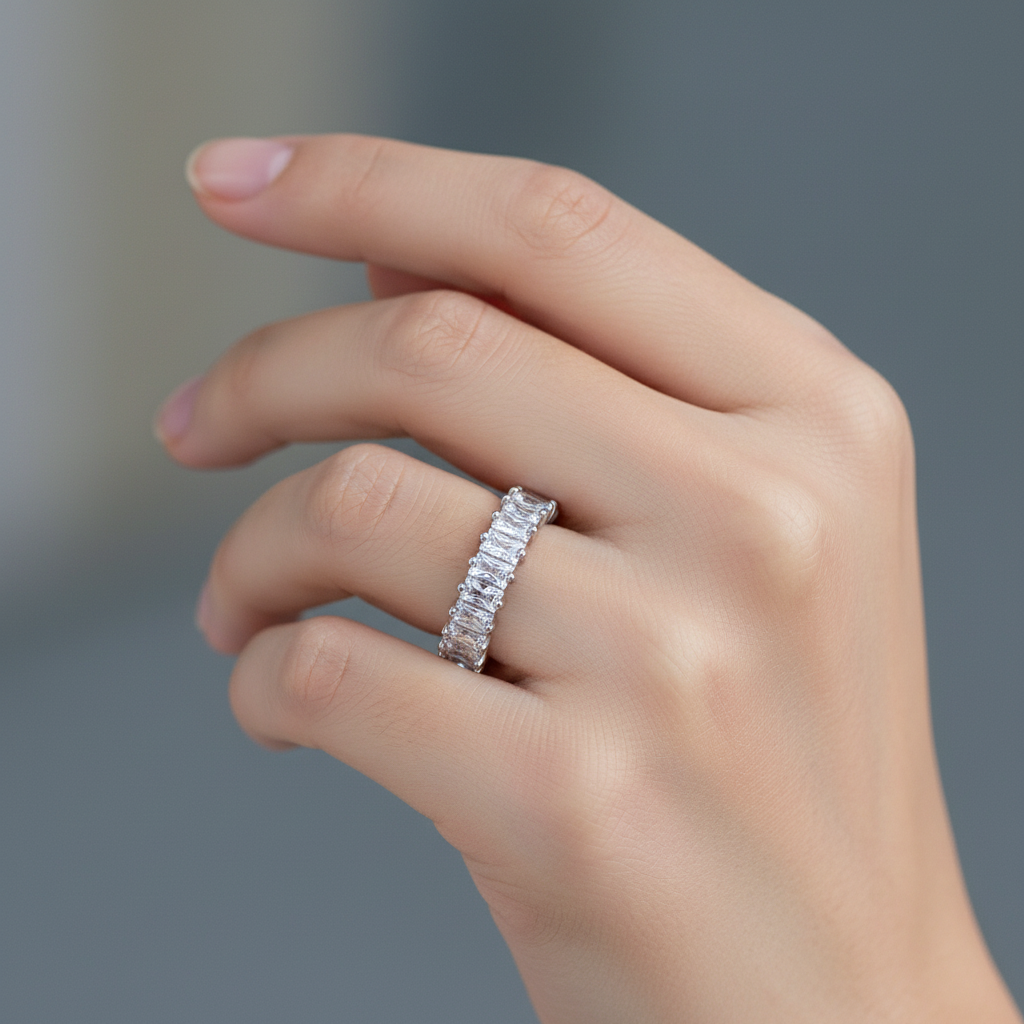 Isabelle – Quadratischer Ring aus Zirkon