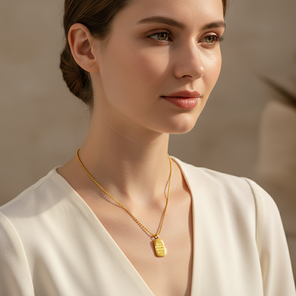 Evanne – Kette Anhänger Edelstahl Moderne Eleganz