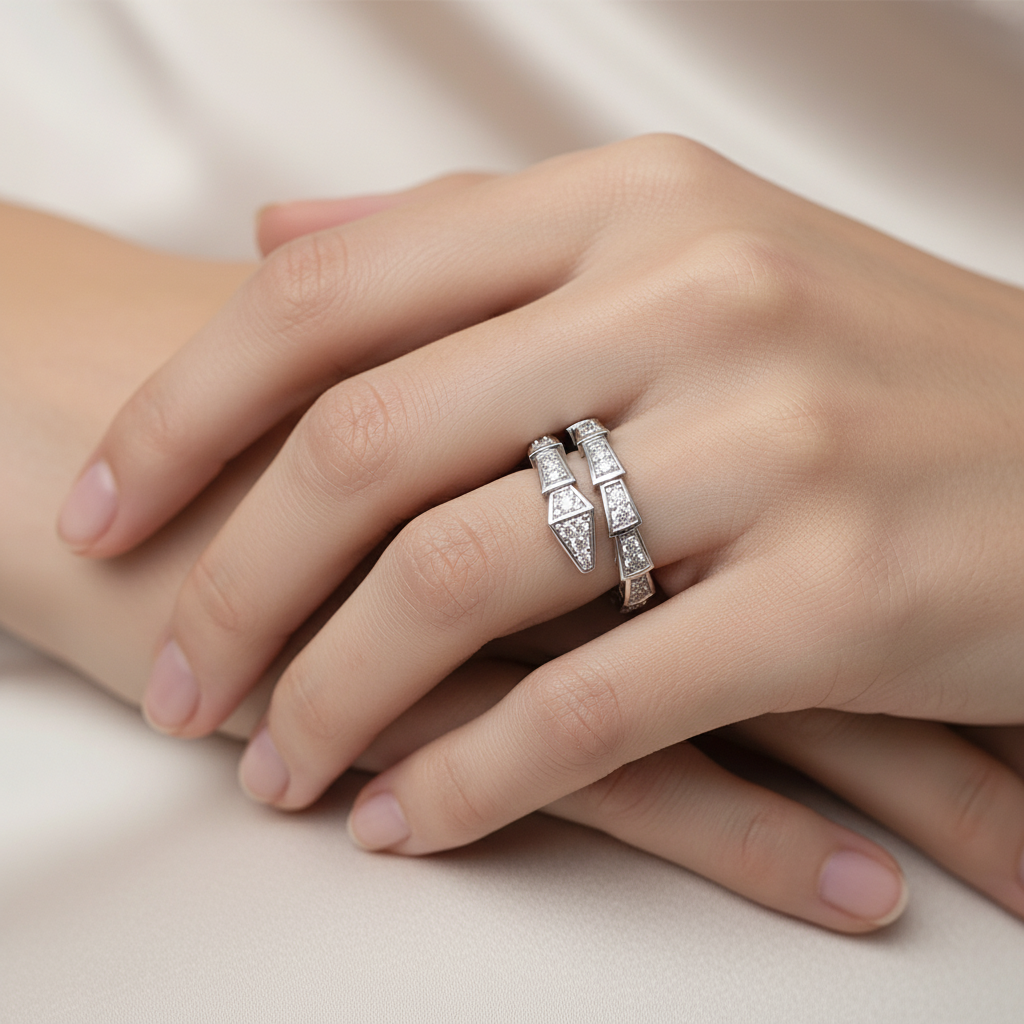 Serya – Ring Kleiner Eleganter Schlange für Frauen