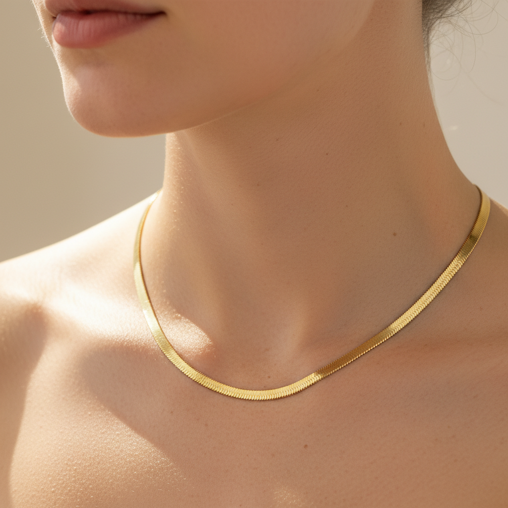Naomie – Choker Halskette Schlangenkette