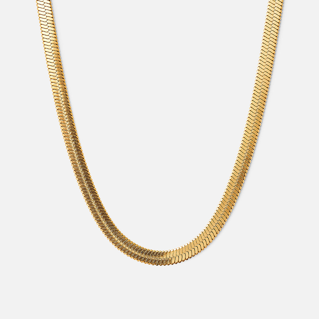 Riko – Schlangen-Choker aus Edelstahl