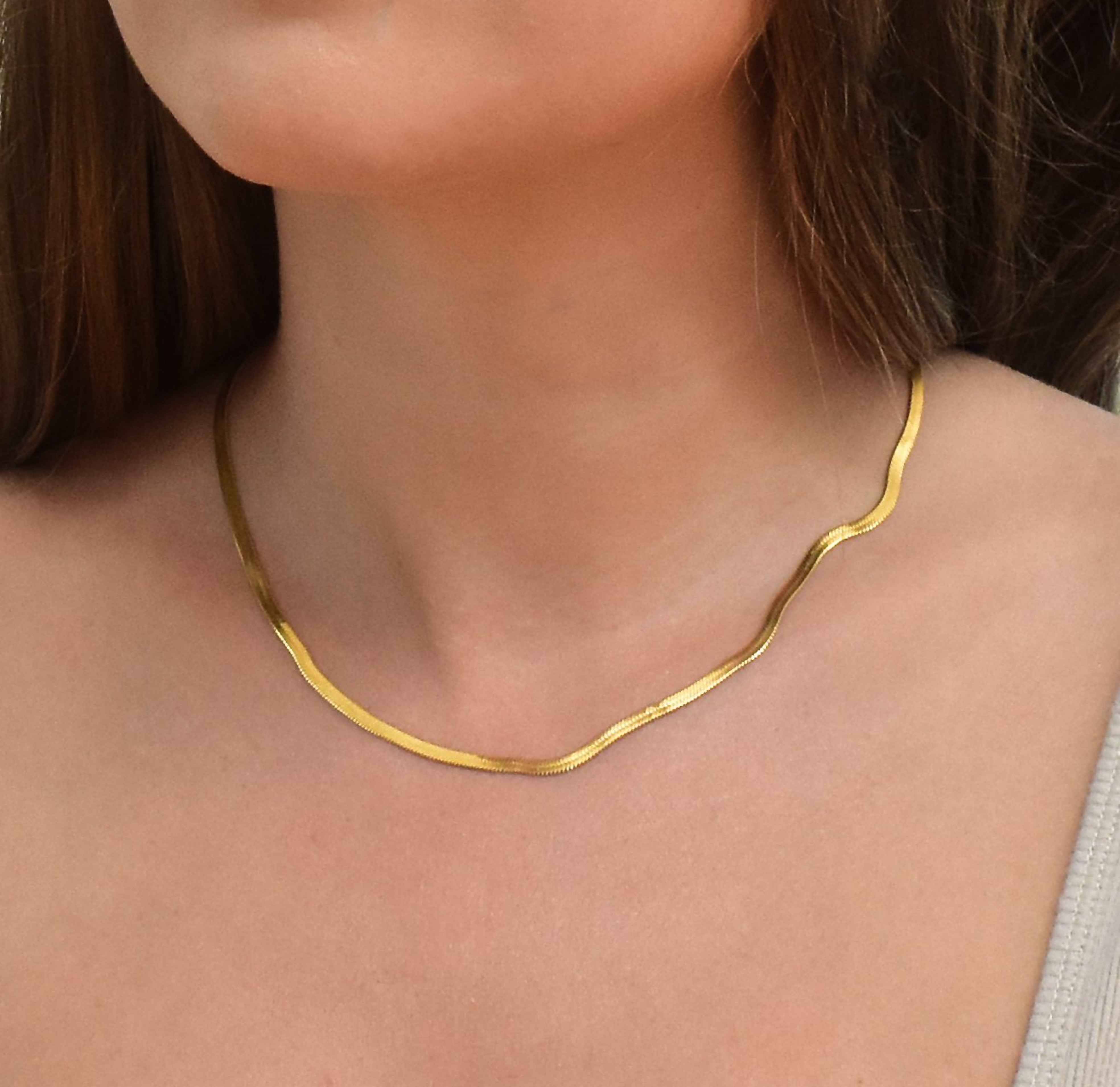 Lucienne - Kette Schlange aus Gold Elegant