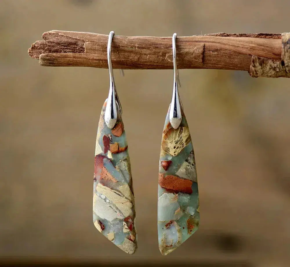 Stacey - Vintage Nature Stone Ohrringe
