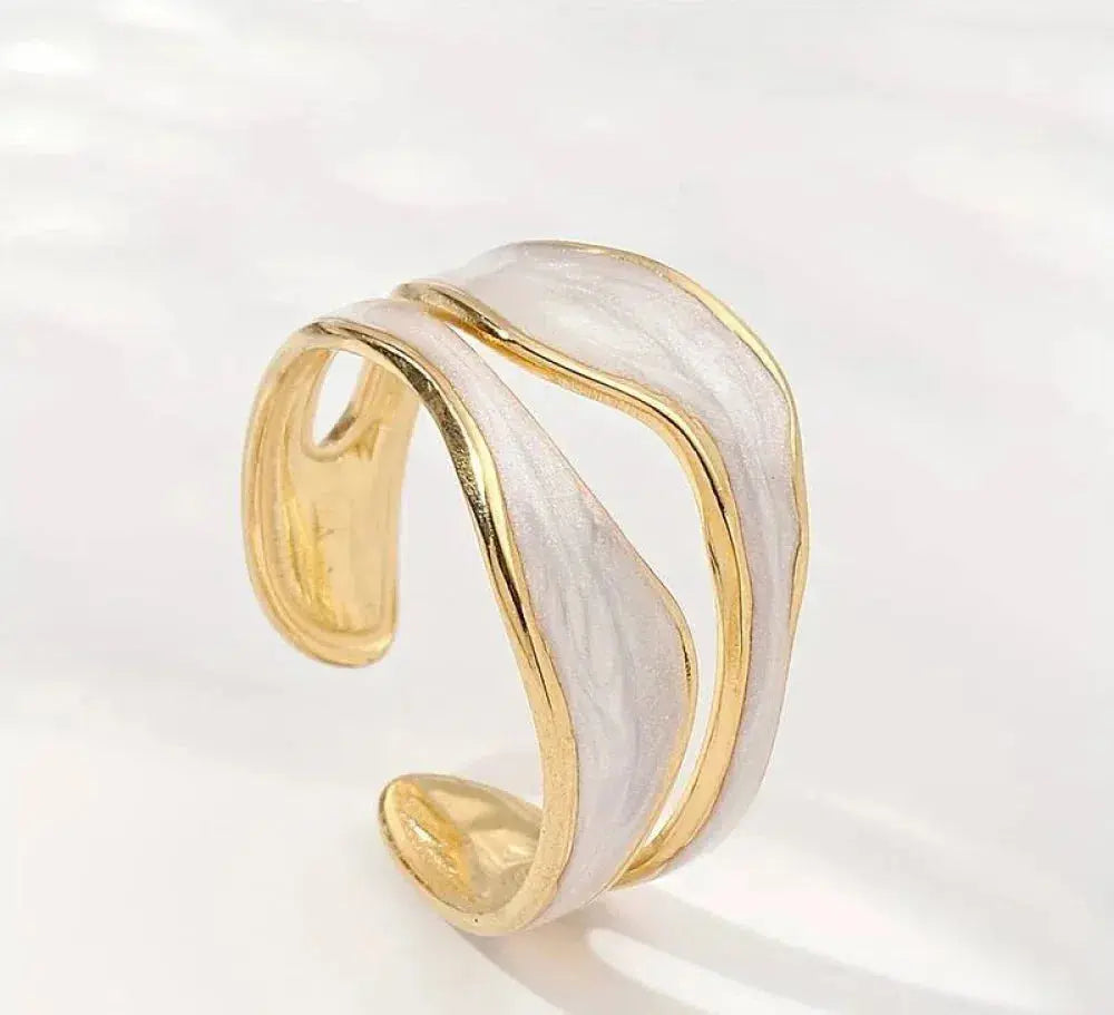 Niana – Vintage-Ring aus Weißgold