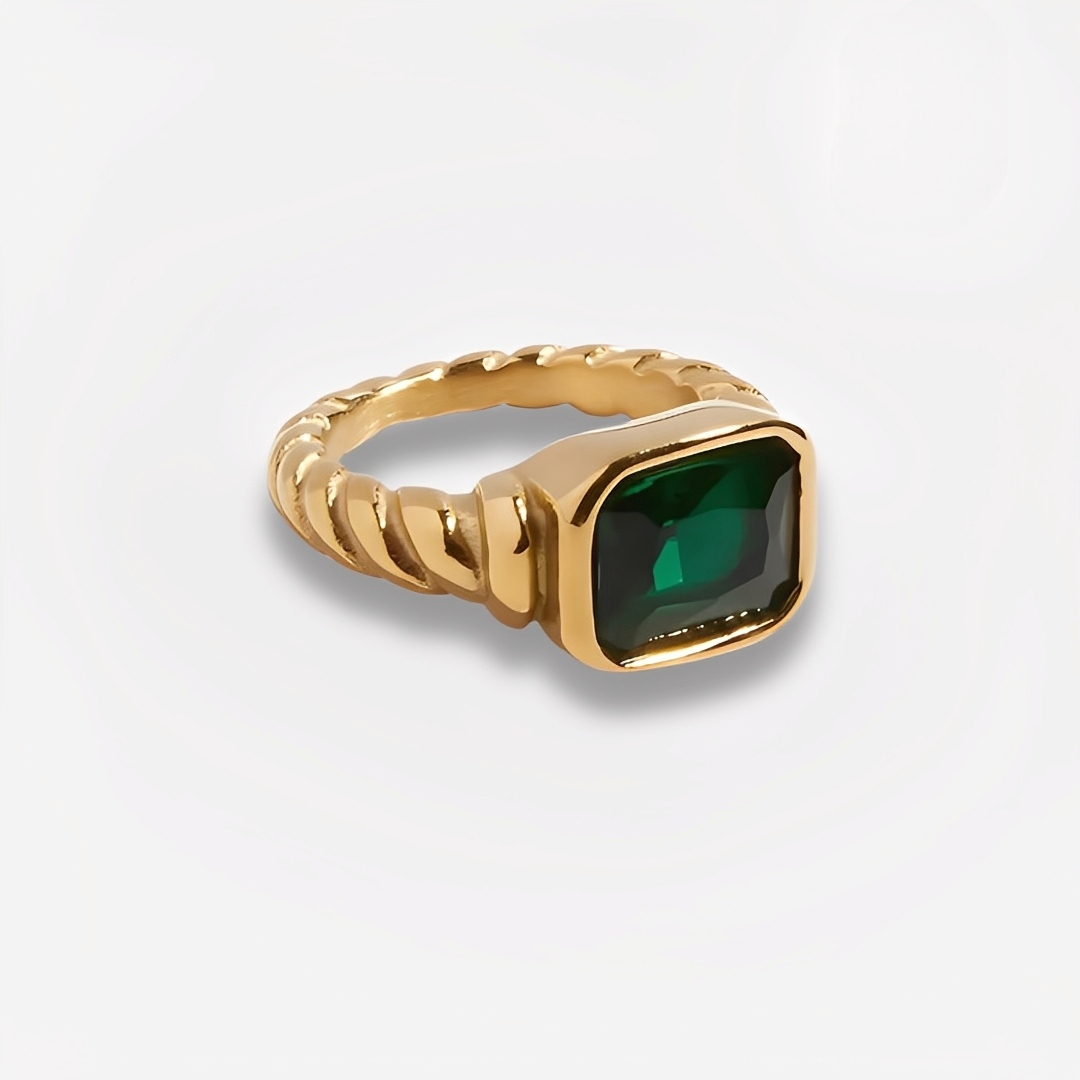 Zia – Retro Französische Personalisierte Ring
