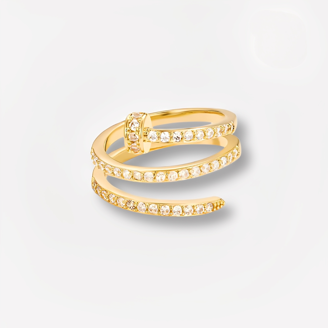 Sadie – Bague Clou Spirale Design Einzigartig für Frauen