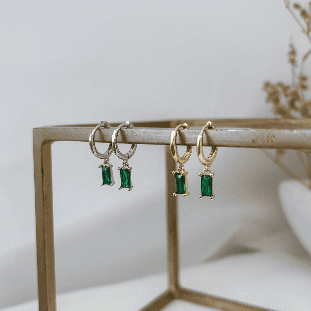 Ayla – Einfache Ohrringe aus Edelstahl im vintage Stil
