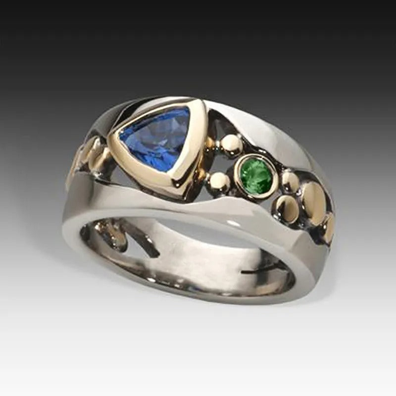 Mariella – Blauer Vintage-Ring
