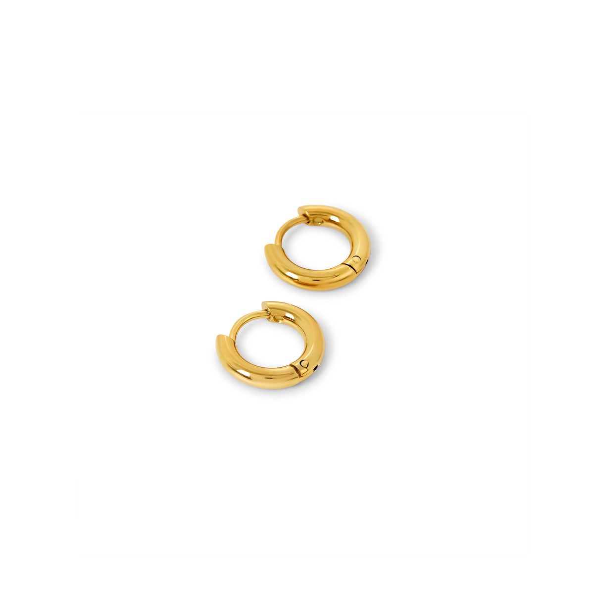 Nathalie – Huggie-Ohrringe aus modernem Gold
