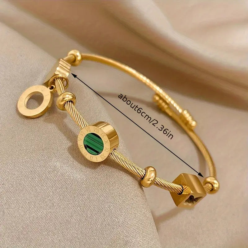 Rhian – Armband Gold Signatur