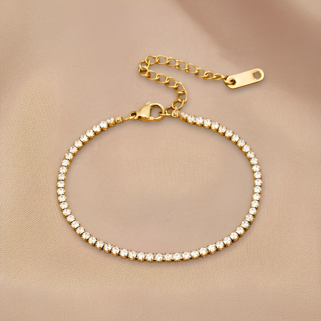 Cordelia – Tennisarmband in Gold