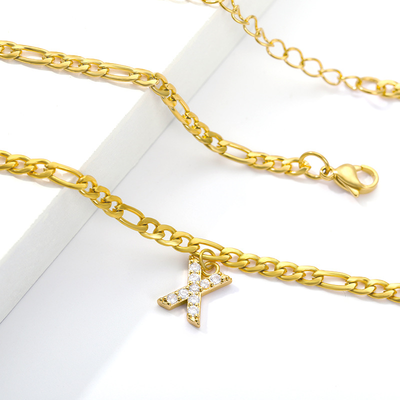 Love Initial Anklet - Fußkettchen mit ihrer Initiale