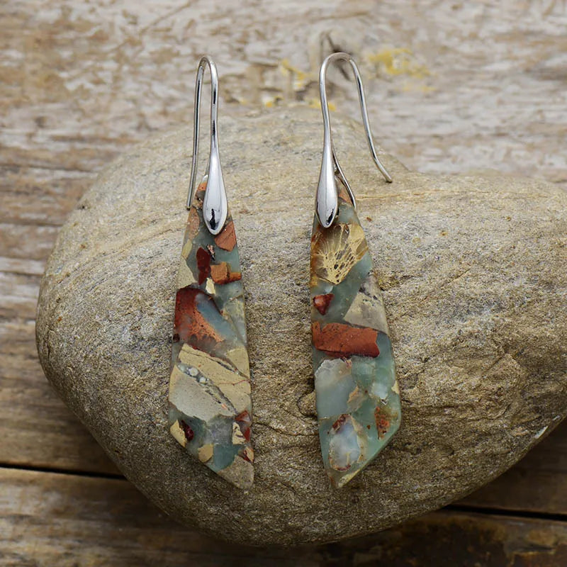 Stacey - Vintage Nature Stone Ohrringe