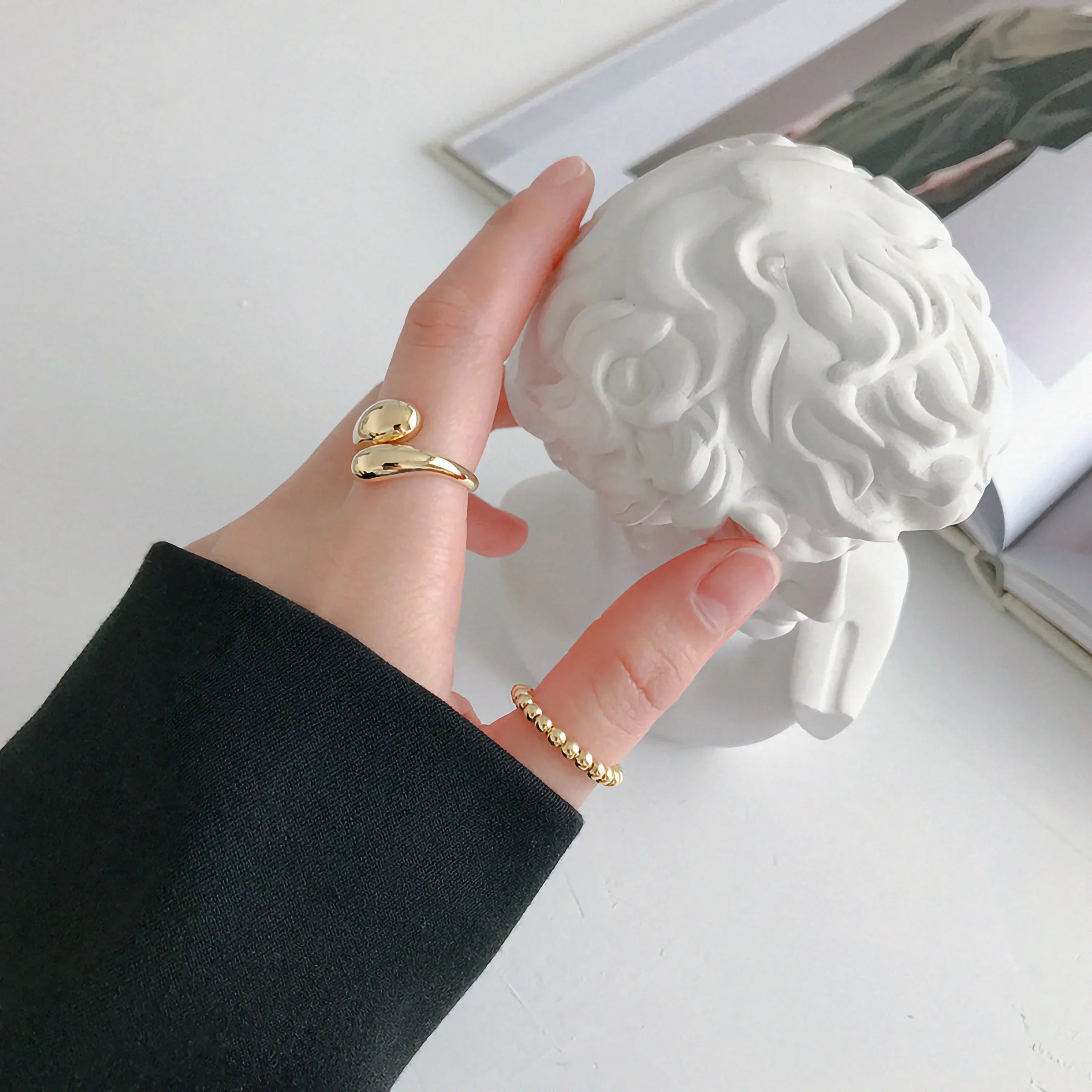 Cora – Ring Gold Minimalistisch Schick