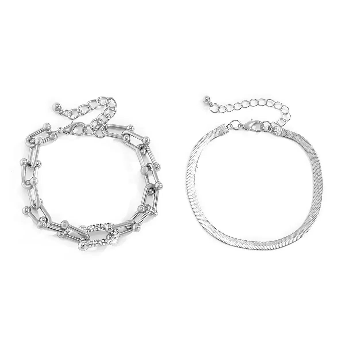 Maelys – Ensemble von Armbändern Kette & Schlange