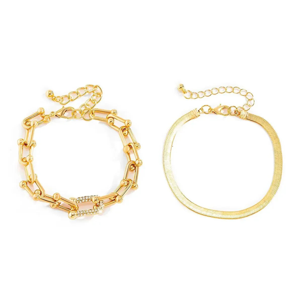 Maelys – Ensemble von Armbändern Kette & Schlange
