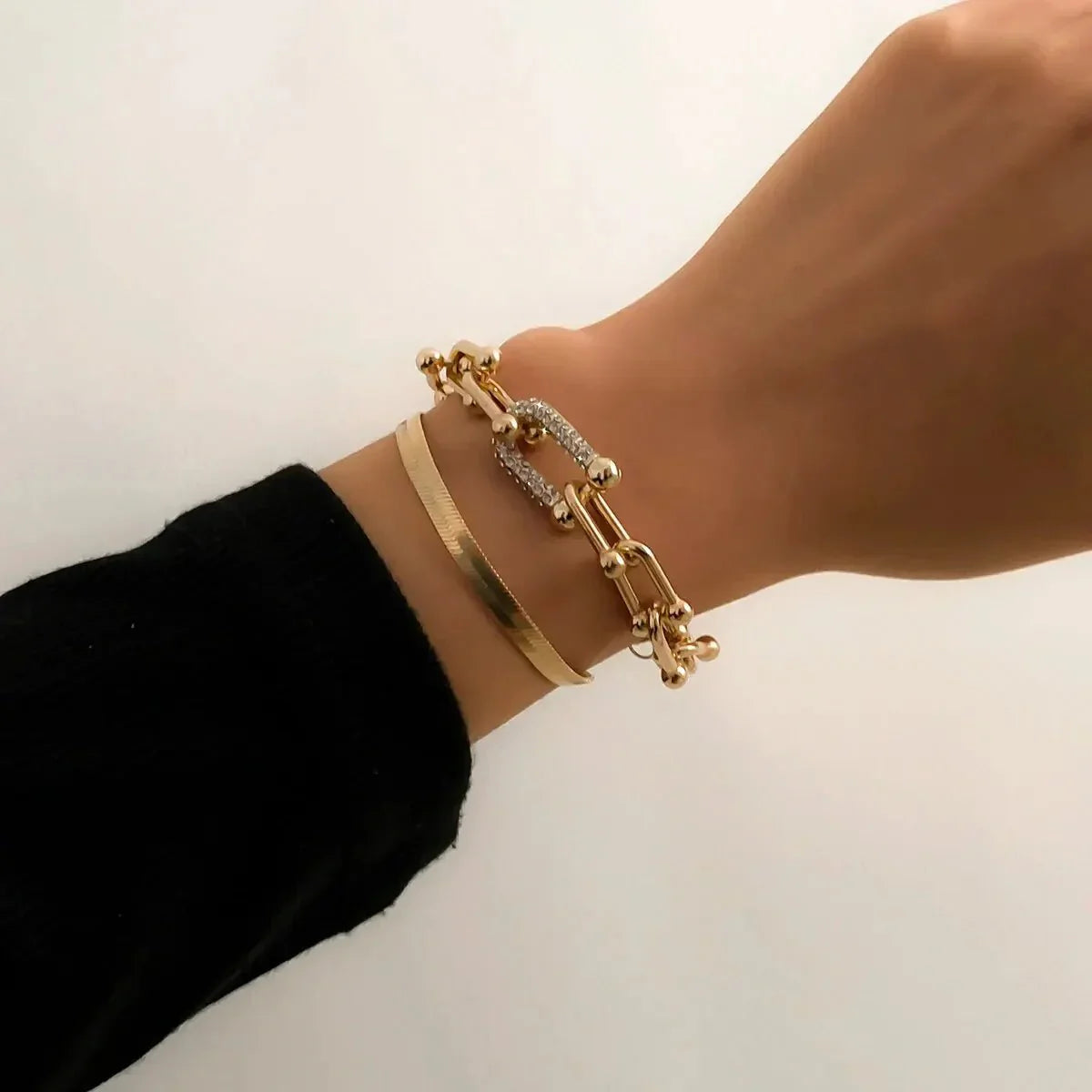 Maelys – Ensemble von Armbändern Kette & Schlange