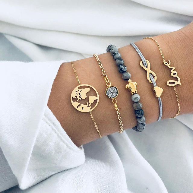 Nola – Set Luxus Zeitlose Armbänder