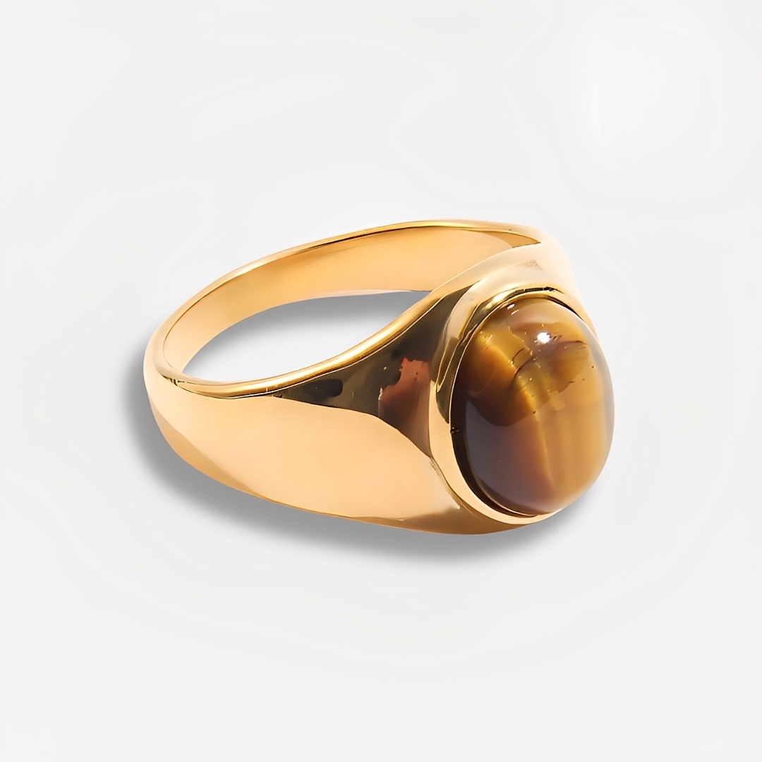 Sheynn – Ovaler Tigerauge Ring