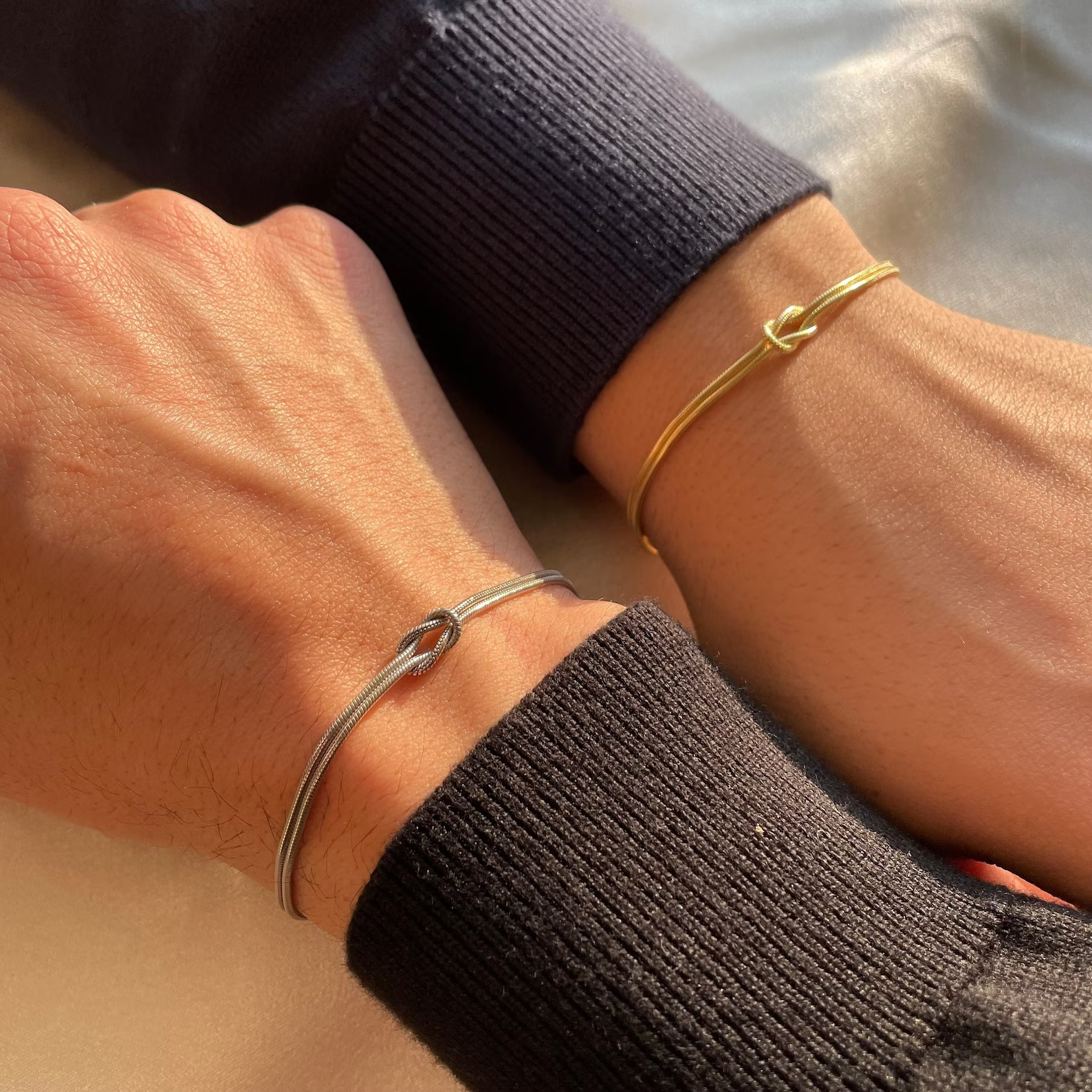 Unendliches Liebesarmband - Liebesknoten Armbandset