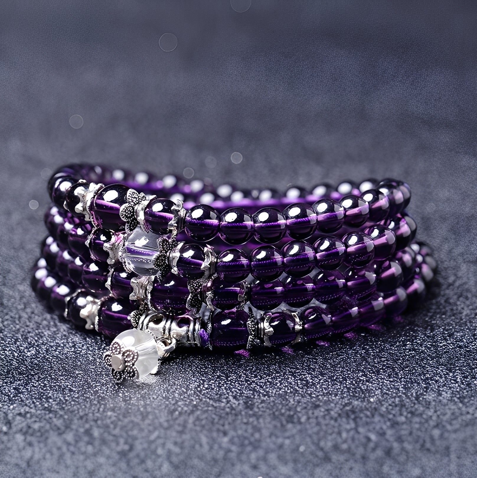 Mia – Armband & Halskette Spirituell Amethyst