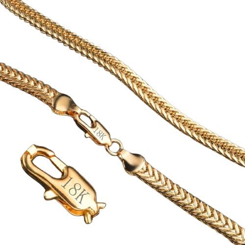 Camille – Glatte Exquisite Halskette Vergoldet 18K
