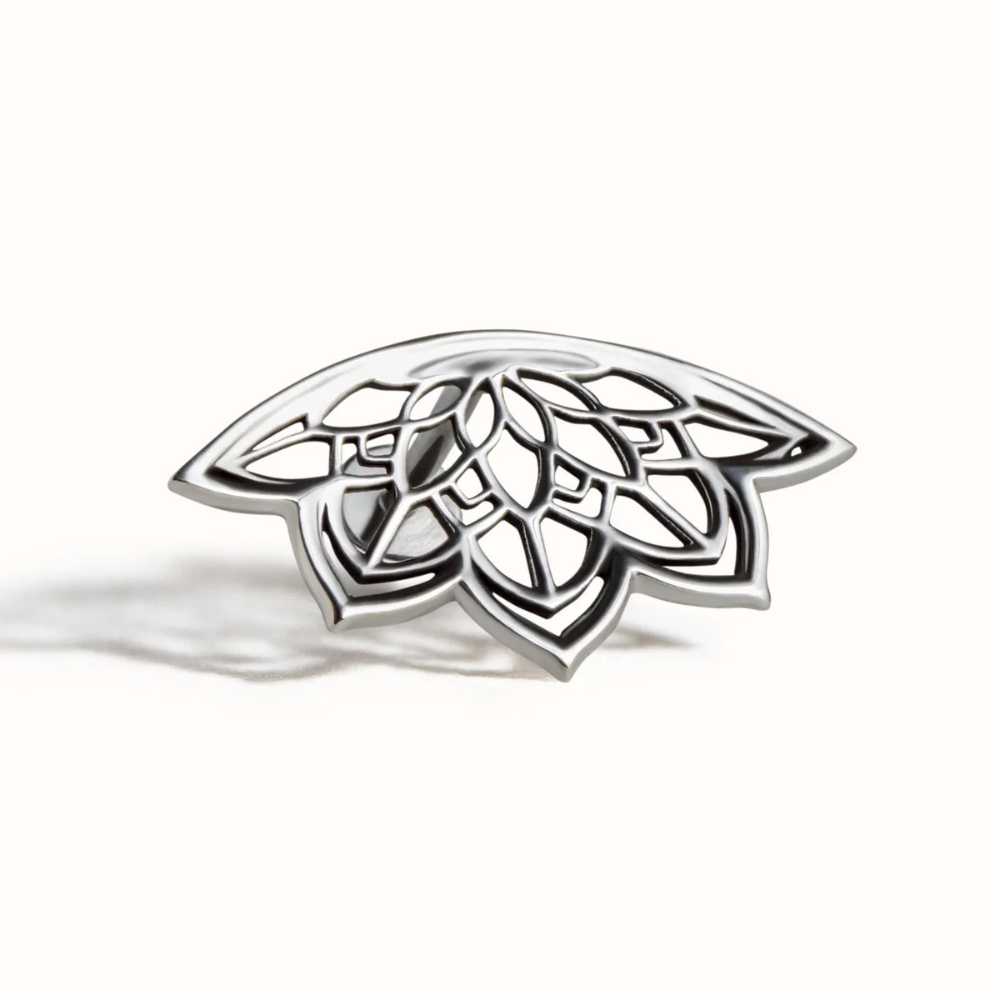 Damen Helix-Ohrring mit Mandala-Design