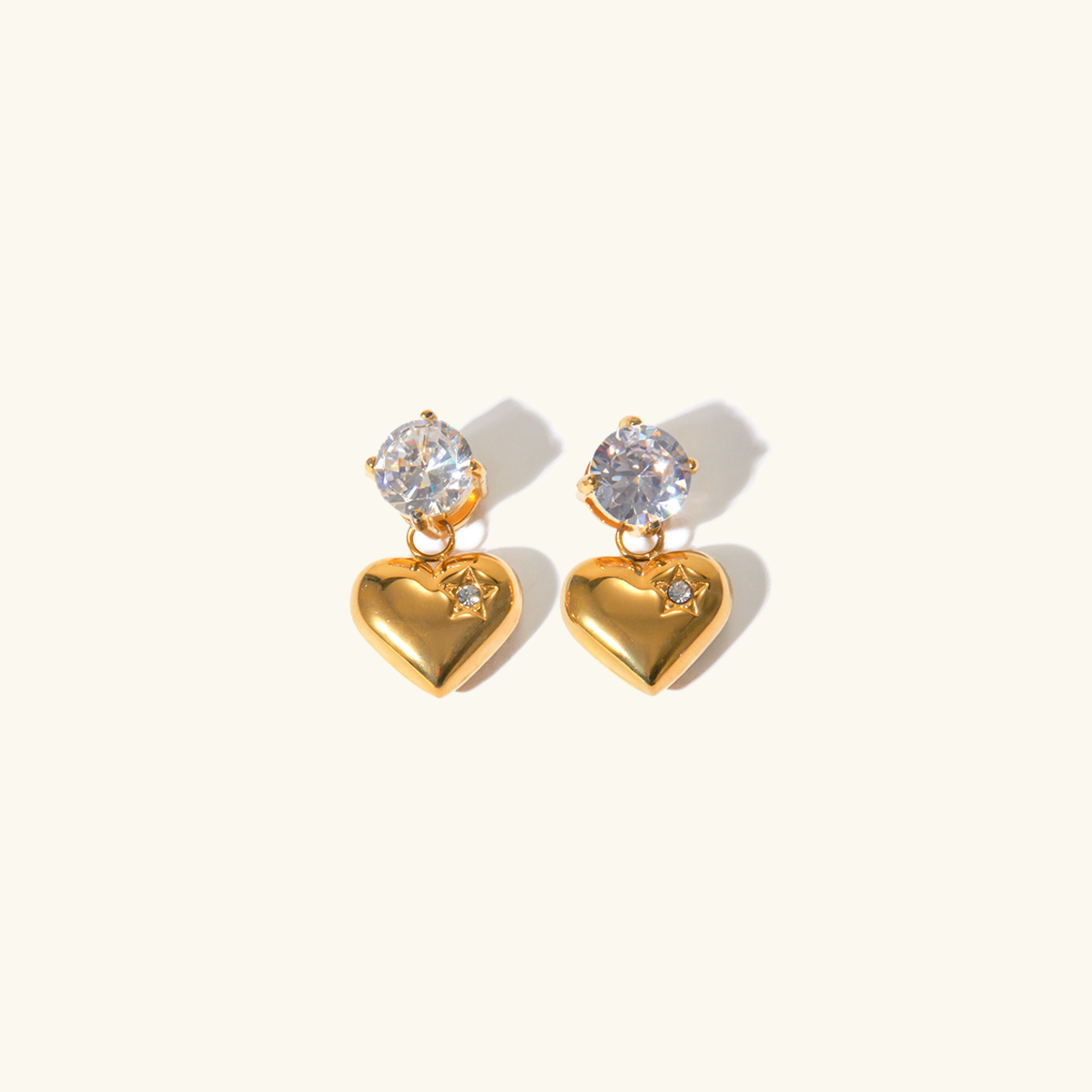 Liebe – Elegante Herz-Ohrringe