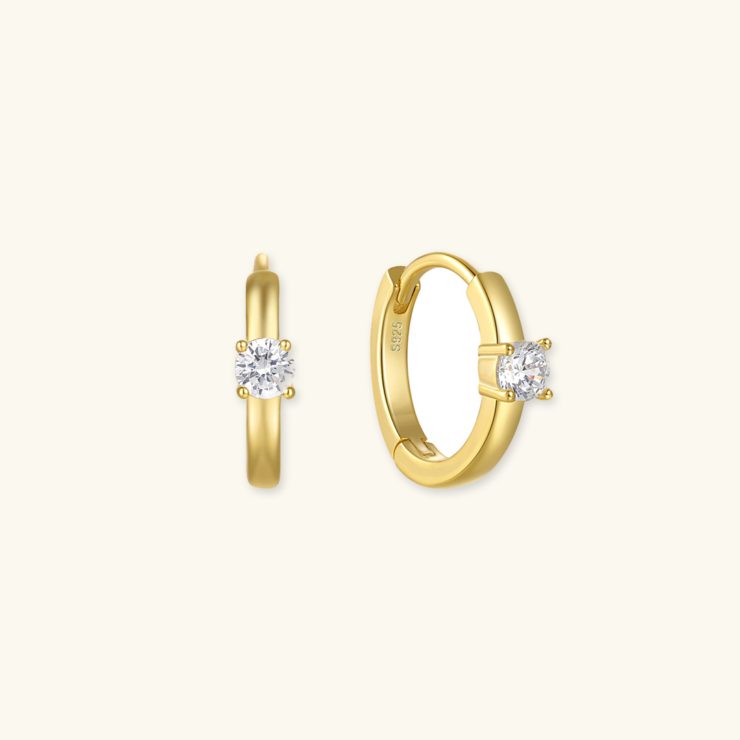 Aurielle – Elegante Solitaire-Ohrringe