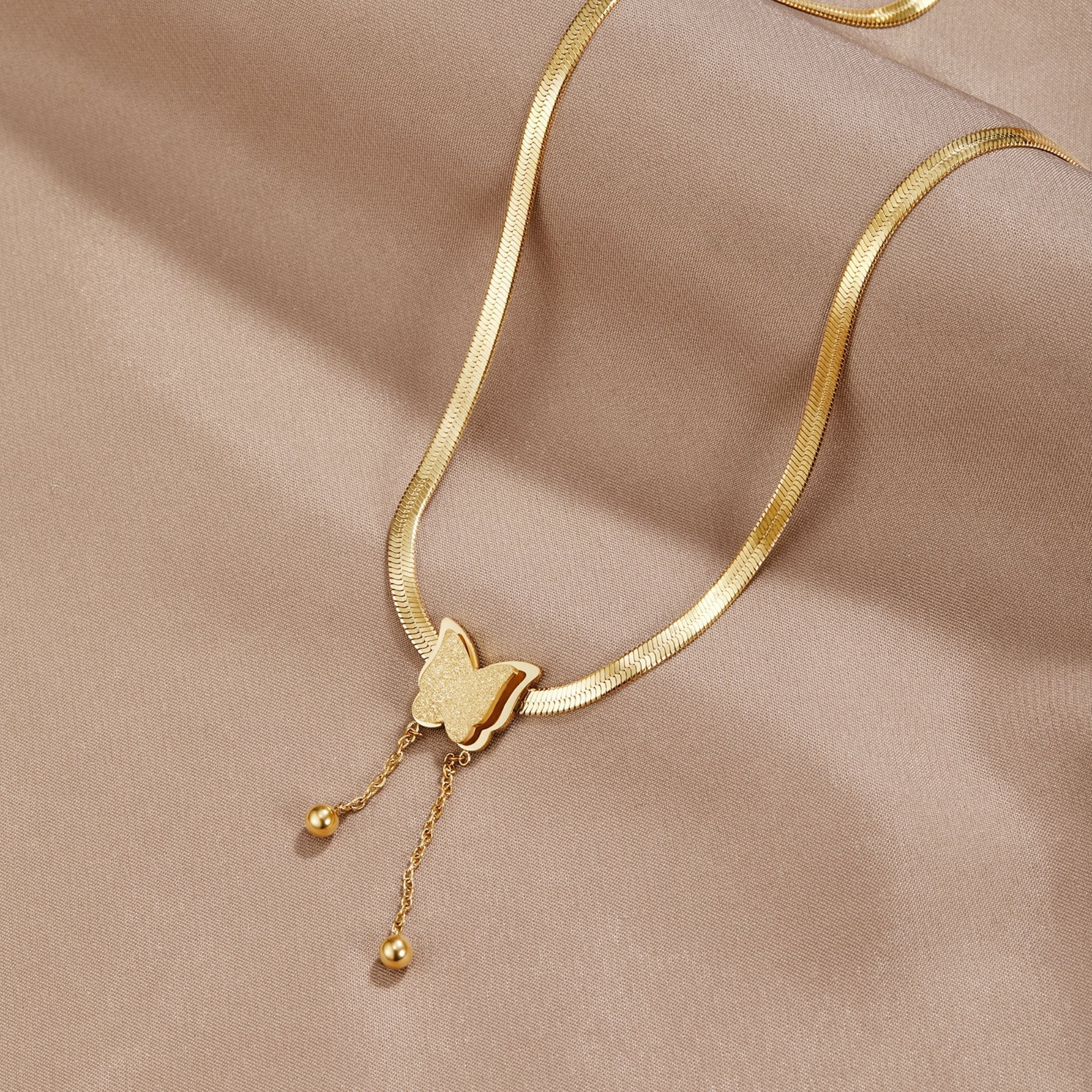 Bettina – Elegante Schmetterlingskette